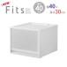  кейс для хранения Fitsfitsu кейс мульти- ширина 40× глубина 40× высота 30cm l пластик ящик для одежды выдвижной ящик одежда место хранения шкаф fitsu