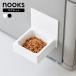  Yamazaki реальный индустрия nooksn-ks магнит корм для животных миска белый 10043 / черный 10044 | домашнее животное тарелка . тарелка посуда .. . тарелка 