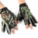  бесплатная доставка рыбалка для перчатки камуфляж лист рисунок рыбалка перчатка палец 3 трубы рыболовный инструмент защищающий от холода перчатки эластичность *.. departure .. предотвращение скольжения 