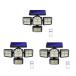 �������� ���O�Z���T�[���C�g�\�[���[���C�g �����^�y198LED/4����/2500���[����/5M�����R�[�h�z�l���Z���T�[���C�g �����_�� �h�ƃ����R���t��  (3�Z�b�g)