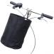  bicycle for front basket tube shape { black } basket shopping basket removal and re-installation type mountain bike cross bike foldable bicycle ( postage extra commodity )