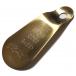 SAMTIAS 真鍮 ハンド シューホーン 携帯 靴ベラ 《アンティック》 つや有り(定形外郵便、代引不可、送料別商品)