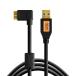 Կʥ꡼ Tethertools (ƥġ) TetherPro USB 3.0 SuperSpeed Micro-B Right Angle Cable (15ft/4.6m) CU61RT15-BLK ֥å