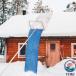  snow грабли крыша ручная лопата для снега крыша лопата для снега крыша VERSION снегоочиститель инструмент 1.6m 6.1m труба эластичный блокировка тип лопата для снега длина регулировка возможность легкий . aluminium 