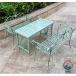  retro сад bench терраса стол стул маленький стул metal park bench наружный шпаклевка .o мебель металлический атмосферостойкий простой сборка зеленый античный 