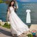  белый One-piece макси длина длинный длина bare top maxi высокий талия надеты .. One-piece maxi платье женский белый путешествие симпатичный 
