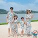  родители . пара look пара родители .ko-te родители . комплект ссылка ko-te2025 новый продукт One-piece aro - One-piece resort One-piece гавайская рубашка лето женский мужской 