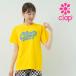 k LAP фитнес одежда tops женский короткий рукав t рубашка k LAP одежда CHECKER CLAP TEE M/ свободный размер 2025 новый продукт Logo 