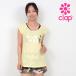 clap фитнес одежда новый продукт k LAP женский фитнес tops короткий рукав t рубашка C-STYLE FOIL STRETCH TEE CTS26061 M/ свободный размер 2026 новый продукт Dance u