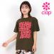 k LAP фитнес одежда tops женский короткий рукав t рубашка PEACE CLAP TEE CTS26064 clap M/ свободный размер 2026 новый продукт Dance одежда тренировка одежда ek