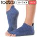 toesox 5 пальцев пальцы ног нет палец нет S/Mtu носки Rollei z половина темно-синий голубой женский рукоятка носки пилатес йога носки 
