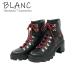  Moncler CAROL короткие сапоги кожа черный #38 примерно 24cm высокий King обувь Yokohama BLANC