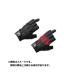  Osaka рыболовные снасти Prox (PROX) Fit перчатка DX PX5883KR 3шт.@ порез модель ( цвет : черный / красный )( размер : свободный )