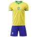H73 Brazil представитель футбол форма 2024-2026 год season Home для взрослых детский верх и низ надеты No-brand номер товара номер, частное лицо название. свободно cusomize возможно 