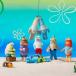  pop mart губка Bob .... мягкая игрушка серии [ цельный ] POP MART SpongeBob Bikini Bottom Buddies шторы box подвеска брелок для ключа 