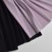  шифон ткань боковой 2mm плиссировать lilac лиловый * черный #1125#1126
