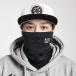 BADASSbadasNeckwarmer Un-Nited черный сноуборд защищающий от холода маска для лица защита горла "neck warmer" BADS [15BA2701]