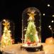  елка настольный 22cm Mini tree Рождество украшение LED illumination орнамент модный Kirakira атмосфера полный .