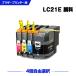 ̵ LC21E-4PK  4ļͳ ֥饶 ߴ 󥯥ȥå (LC21 LC21E DCP-J983N LC 21)