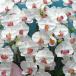  artificial flower photocatalyst . butterfly orchid large wheel white red ( semi Alba ) 20ps.@..