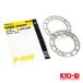P-056-2P 4WD�p �z�C�[���X�y�[�T�[ 2���� 5mm 5H&amp;6H PCD139.7 5��&amp;6�� KYO-EI �I�t�Z�b�g���� ���Y �A���~�� �^�C�� �z�C�[��