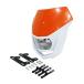  Enduro head обтекатель фар маска orange × белый клапан(лампа) имеется 12V D Tracker 250 KLX250 W650 KSR1 KSR110 KDX220 CB223S