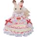  бесплатная доставка Sylvanian Families кукла happy день рождения flair клубника кекс платье C-80
