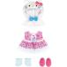  бесплатная доставка meru Chan .... комплект Hello Kitty модный накидка платье 
