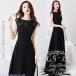  длинное платье исполнение . чёрный безрукавка свадьба накладка имеется One-piece формальный платье ... платье гонки надеты .. модный стиль аккуратный ножек длина эффект 