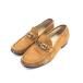 Salvatore Ferragamo Ferragamo двойной gun chi-ni замша Loafer мокасины указанный размер 7 ( примерно 24.0cm) обувь оттенок коричневого DG4837