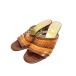 # первоклассный # подлинный товар # Salvatore Ferragamo Ferragamo питон каблук сандалии указанный размер 7 1/2( примерно 25cm) обувь обувь оттенок коричневого DG5133