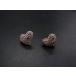 SWAROVSKI Swarovski crystal Heart серьги аксессуары женский оттенок серебра × розовый серия DH4110
