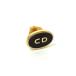 # прекрасный товар # ChristianDior Christian Dior CD Logo значок булавка брошь аксессуары оттенок золота × оттенок черного DH5090