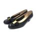 Salvatore Ferragamo Ferragamo vala лента кожа каблук туфли-лодочки указанный размер 6 ( примерно 23cm) обувь обувь оттенок черного DH8067