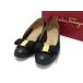 Salvatore Ferragamo Ferragamo vala лента кожа каблук туфли-лодочки размер 5( примерно 22.0cm) обувь обувь женский оттенок черного DH8413