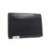 TUMI Tumi парусина × кожа складывающийся пополам чехол для пропуска футляр для карточек мульти- кейс чехол для проездного билета мужской оттенок черного DH8613