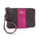 # превосходный товар # COACH Coach F64233 signature PVC× кожа мульти- сумка мульти- кейс бардачок женский лиловый серия DH8651