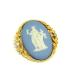 # прекрасный товар # WEDGWOOD Wedgwood jasper камея булавка брошь значок аксессуары оттенок золота × голубой серия DI0581