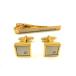 # прекрасный товар # dunhill Dunhill запонки кнопка кафф links галстук булавка аксессуары 2 позиций комплект оттенок золота × оттенок серебра DI1244