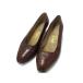 Salvatore Ferragamo Ferragamo крокодил type вдавлено . кожа каблук туфли-лодочки указанный размер 5 1/2( примерно 22.5cm) обувь оттенок коричневого DI1681