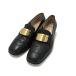 Salvatore Ferragamo Ferragamo DL 85948 B37 кожа Loafer указанный размер 6 ( примерно 23cm) обувь обувь женский оттенок черного DI3640
