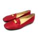 PRADA Prada атлас Loafer туфли-лодочки указанный размер 35 ( примерно 22.0cm) обувь обувь женский оттенок красного DI7382