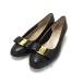 Salvatore Ferragamo Ferragamo vala лента кожа туфли-лодочки указанный размер 6 1/1 ( примерно 23cm) обувь обувь оттенок черного DI8738