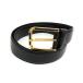 dunhill Dunhill кожа Gold металлические принадлежности ремень указанный размер 40/100 бизнес джентльмен мужской оттенок черного DJ0459