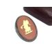 # прекрасный товар # WEDGWOOD Wedgwood jasper камея булавка брошь значок аксессуары оттенок серебра × бледный orange серия DJ1419
