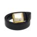 # прекрасный товар # dunhill Dunhill кожаный ремень бизнес джентльмен мужской оттенок черного DJ1599