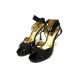 DOLCE&GABBANA Dolce &amp; Gabbana pa палатка кожа каблук сандалии указанный размер 36 ( примерно 23cm) обувь женский оттенок черного DJ7236