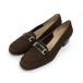 Salvatore Ferragamo Ferragamo кожа туфли-лодочки размер 4 1/2( примерно 21.5cm) обувь обувь женский оттенок коричневого DJ7698