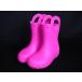 # новый товар # не использовался # crocs Crocs синтетическая смола Kids влагостойкая обувь сапоги указанный размер J1 ( примерно 19.5cm) обувь обувь розовый серия DJ9898