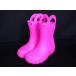 # новый товар # не использовался # crocs Crocs синтетическая смола Kids влагостойкая обувь сапоги указанный размер J2 ( примерно 20cm) обувь обувь розовый серия DJ9901